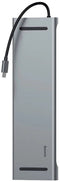 Baseus CATSXG0G - 11-in-1 USB-C Hub Station - 60W Power Delivery - Grijs