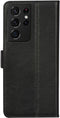 Dbramante1928 Galaxy S21 Ultra - Flip cover - Magneetsluiting en ruimte voor pasjes - Zwart