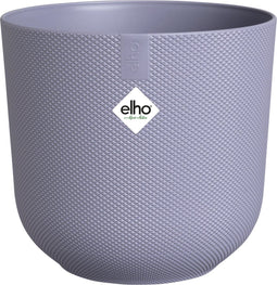 Elho Jazz Rond 26 Bloempot - 100% Gerecycled Plastic - Ø 26 x H 24.2 cm - Lavendel lila