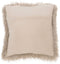 CIDE - Sierkussen set van 2 - Beige - 45 x 45 cm - Polyester