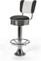 Bel Air Retro Barkruk BS-27CB Footring Zwart