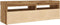 vidaXL - Tv-meubel - met - LED - 120x35x40 - cm - bewerkt - hout - artisanaal - eiken