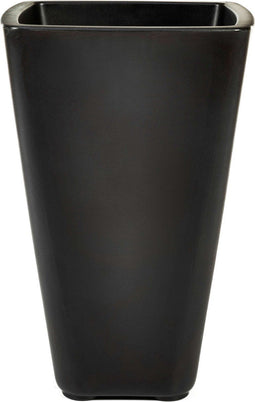 Step2 Bridgeview Bloempot Groot - Plantenbak van kunststof met waterreservoir - Voor binnen & buiten - Onyx Zwart