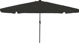 vidaXL - Tuinparasol - met - LED-verlichting - Ø395x245 - cm - Zwart