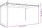 vidaXL - Pergola - met - uitschuifbaar - dak - 395x292x230 - antracietkleurig