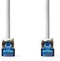 Nedis CAT6a-Kabel - S/FTP - RJ45 Male - RJ45 Male - 2.00 m - Snagless - Rond - LSZH - Grijs - Envelop