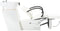 vidaXL - Wasstoel - met - waskom - kunstleer - wit