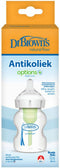 Dr. Brown's Options+ - Brede halsfles 150ml - Borstvormige speen - Anti-koliek