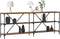 vidaXL - Console - Tafel - Oud - Hout - 200x30x75 - cm - Engineered - Hout - en - Staal