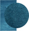 vidaXL - Vloerkleed - OVIEDO - laagpolig - 60x110 - cm - turquoise