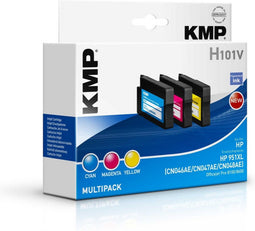 KMP H101V inktcartridge Cyaan, Magenta, Geel