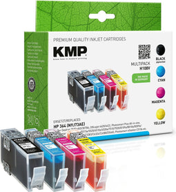 KMP H108V - Inktcartridge / Cyaan / Zwart / Geel / Magenta