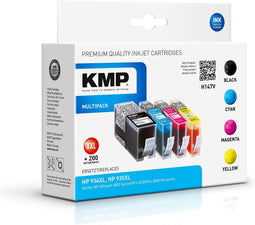 KMP H147V inktcartridge Hoog (XL) rendement Zwart, Cyaan, Magenta, Geel
