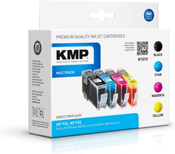 KMP H151V inktcartridge Normaal rendement Zwart, Cyaan, Magenta, Geel