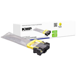 KMP Inktcartridge vervangt Epson T01C4 XL Compatibel Geel 1663,4009 1663,4009