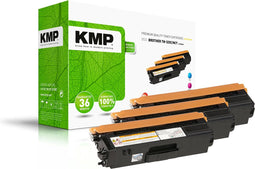 KMP Toner multipack vervangt Brother TN-325C, TN-325M, TN-325Y, TN325C, TN325M, TN325Y Compatibel Cyaan, Magenta, Geel 3500 bladzijden B-T38 CMY