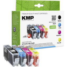 KMP H62V voordeelpak BK/C/M/Y compatibel met HP No. 364 XL