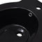vidaXL Staand toilet en bidet set (zwart)