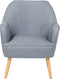 Fauteuil LOKEN Stof Grijs