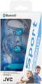 JVC HA-EC20BT - Draadloze in-ear hoofdtelefoons - Zweet en spatwaterdicht - Blauw