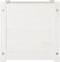 vidaXL - Plantenbakken - 2 - st - 40x40x40 - cm - massief - grenenhout - wit