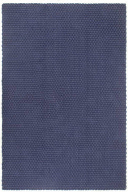 vidaXL - Vloerkleed - rechthoekig - 80x160 - cm - katoen - marineblauw