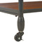 vidaXL - Salontafel - met - schap - 120x60x40 - cm - massief - vurenhout
