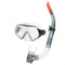 Snorkelbril en -buis voor Kinderen AquaSport Rood Grijs (6 Stuks)