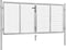 vidaXL-Poort-306x150-cm-gegalvaniseerd-staal-zilverkleurig