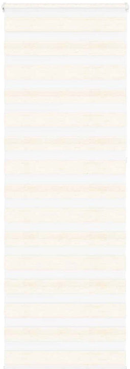 vidaXL - Zebra - rolgordijn - 90x230 - cm - stofbreedte - 85,9 - cm - marmerbeige