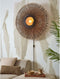 GOOD&MOJO Wandlamp Kalimantan - Bamboe/Zwart - Ø87cm - Binnen Modern