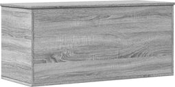 vidaXL - Opbergbox - 100x42x46 - cm - bewerkt - hout - grijs - sonoma - eikenkleurig