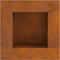 vidaXL - Vuurkorf - - - Vierkant - 60x60x30 - cm - - - Weervast - Staal