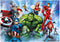 Clementoni - Puzzel - 180 Stukjes - Marvel Avengers Supercolor - Vanaf 7 Jaar