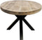 HSM Collection ovale eettafel Portland - 240x120 cm - mangohout/ijzer