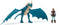 How To Train Your Dragon - Hoe Tem Je Een Draak - Akelige Adder en Astrid - Viking Duo Actiefiguren - Speelgoed