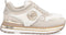 Liu Jo Maxi Wonder 48 - Lage sneakers - Off white suède met fluffy textiel - Beige