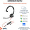 Poly Blackwire C3315-M - On Ear Headset - Ruisonderdrukking - Zwart