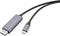Renkforce RF-4630696 - USB-C naar DisplayPort Aansluitkabel - 4K bij 60 Hz - Zwart