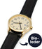 Tyme Cambridge - Heren Horloge - 38mm Japans quartz - Crème/Bruin