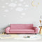 vidaXL Kinderbank 100x54x33 cm fluweel roze