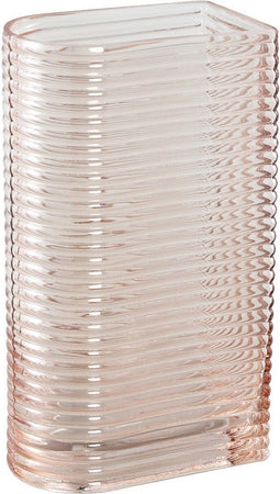 PTMD Lino Vaas - 11,5 x 6,5 x 20 cm - Glas - Roze