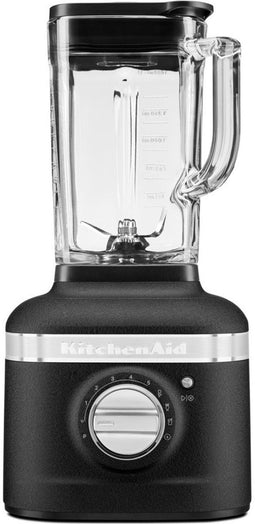 KitchenAid K400 - Blender - 1200W - 1,4L Glazen kan - Mat Zwart