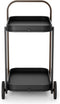 Umbra Bellwood - Bartrolley met opbergplek - 2 lagen - Zwart