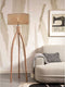 GOOD&MOJO Vloerlamp Java - Bamboe - 50x50x145cm - Driepoot - - Staande lampen voor Woonkamer - Slaapkamer