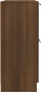 vidaXL - Dressoir - 60x30x70 - cm - bewerkt - hout - bruin - eikenkleur