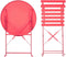 FIORI - Bistroset voor 2 - Rood - Staal