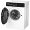 WHIRLPOOL WPM27WADSBE - Vrijstaande wasmachine - 12 kg - 1400 tpm - Wit met zwarte deur