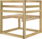 vidaXL - Tuinhoekbanken - 2 - st - pallet - groen - geïmpregneerd - grenenhout