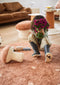 Rond Kinderkamer Vloerkleed Dot Chestnut Lorena Canals